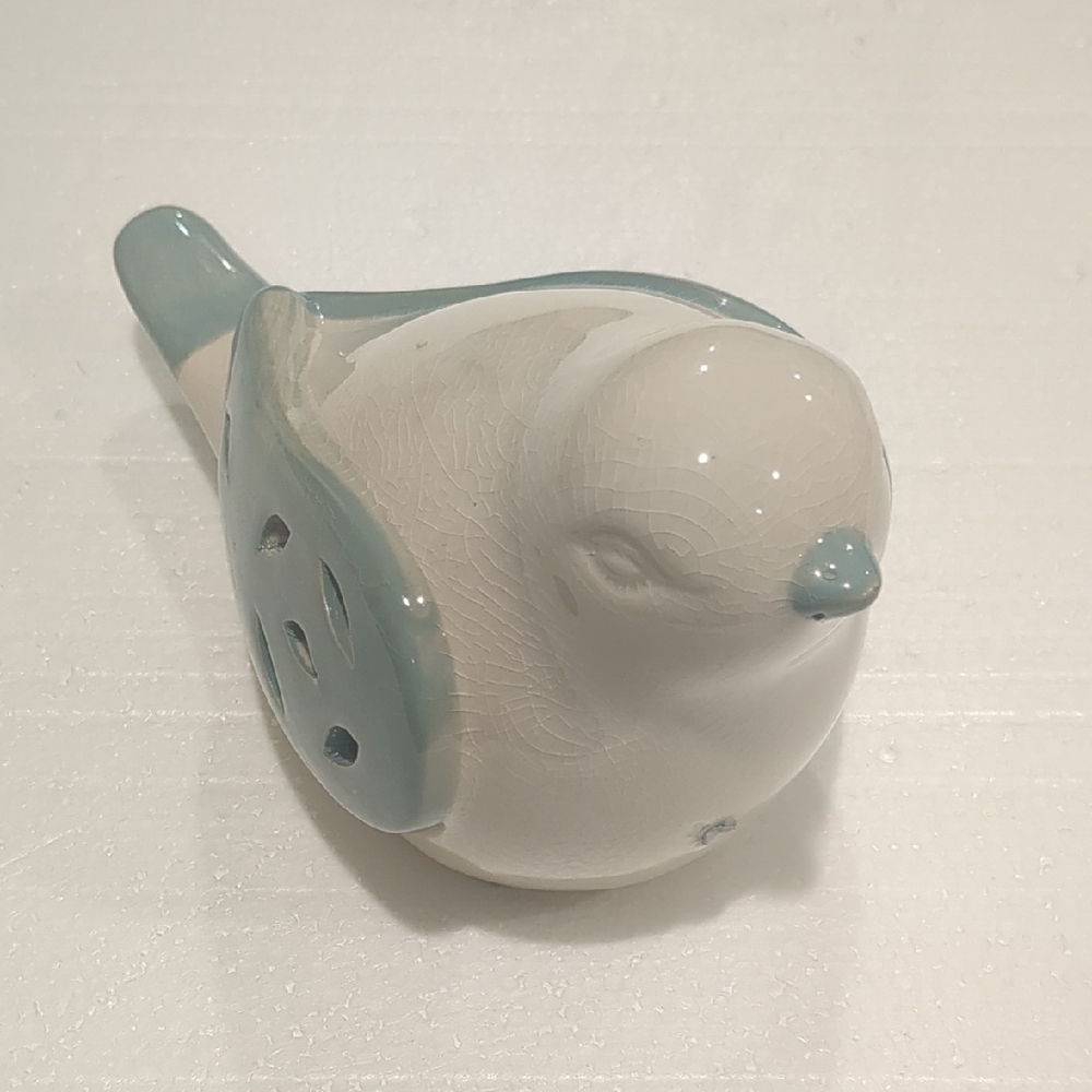 Vintage Pottery Potpourri Bird Figurine